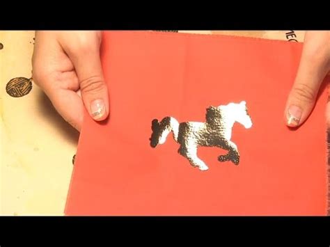 how to add foil to fabric